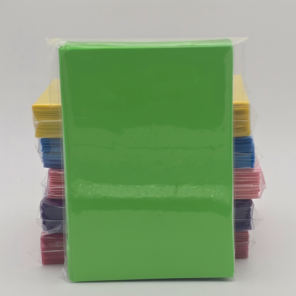 Matte Finish Card Sleeves – Coloured Backs, Crystal Clear Fronts | Acid Free, PVC Free Protection for Pokémon, MTG, Lorcana & Star Wars Cards