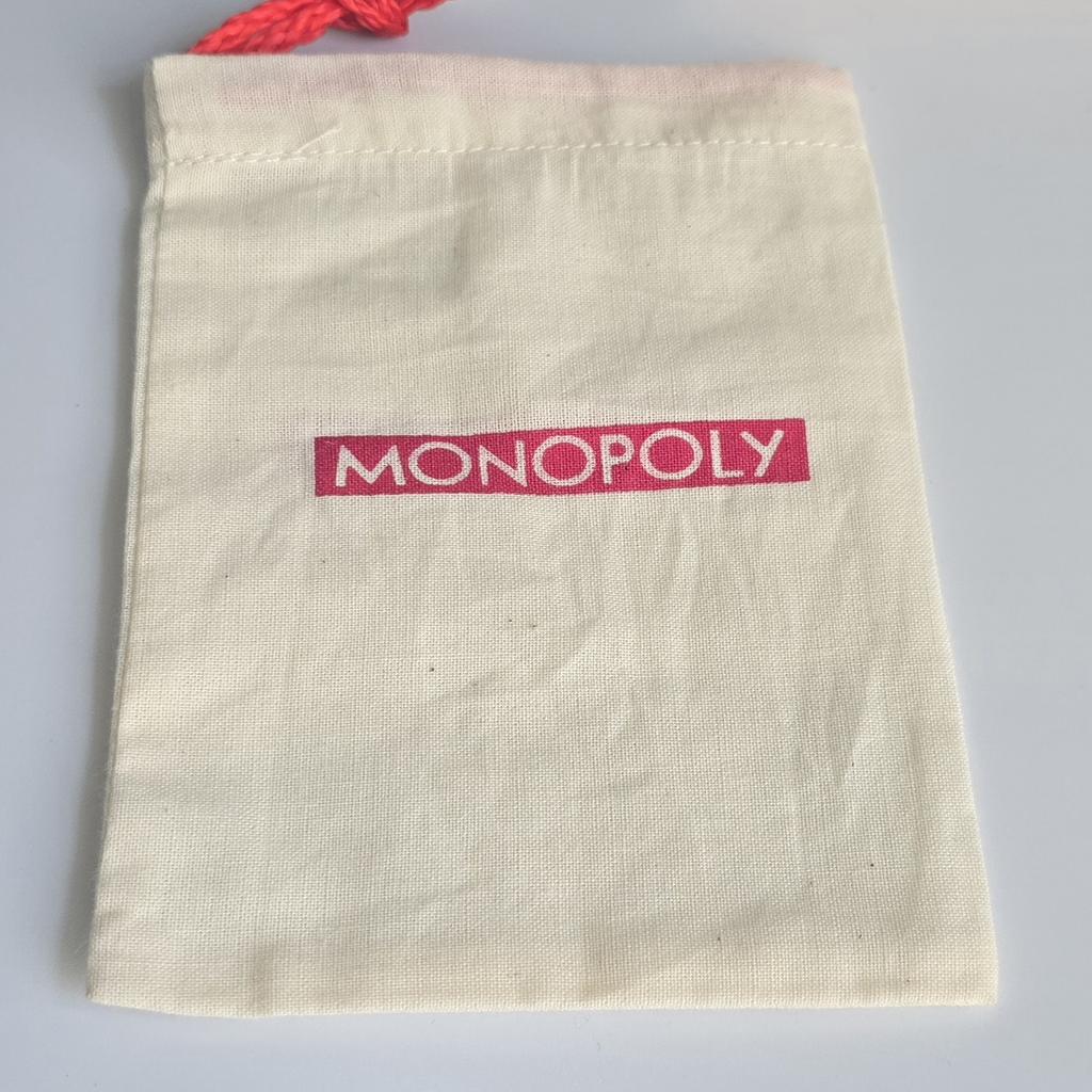 Monopoly – Fabric Drawstring Storage Bag | Official Game Parts