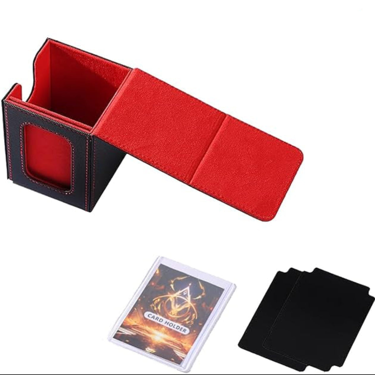 Universal Commander Deck Box with Display Window