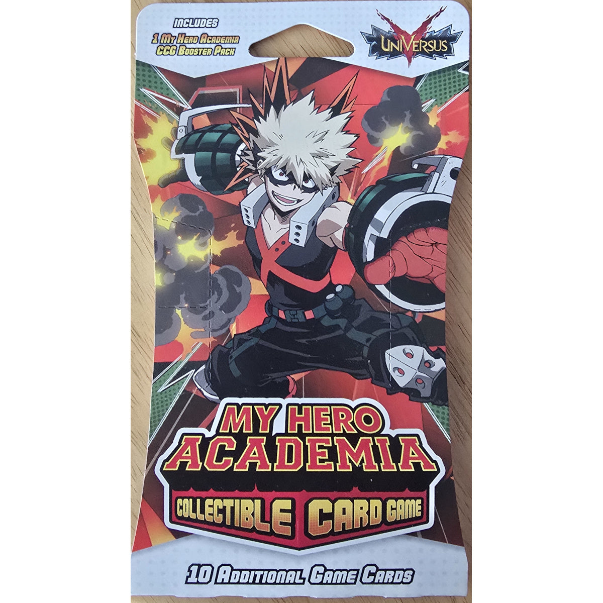 My Hero Academia Collectible Card Game Series 1 Sleeved Booster Pack
