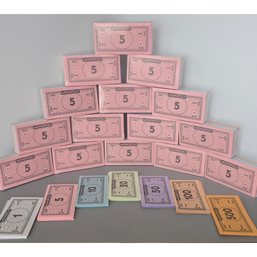 Monopoly Money – Full Set of Replacement Notes | Official Sealed Game Parts