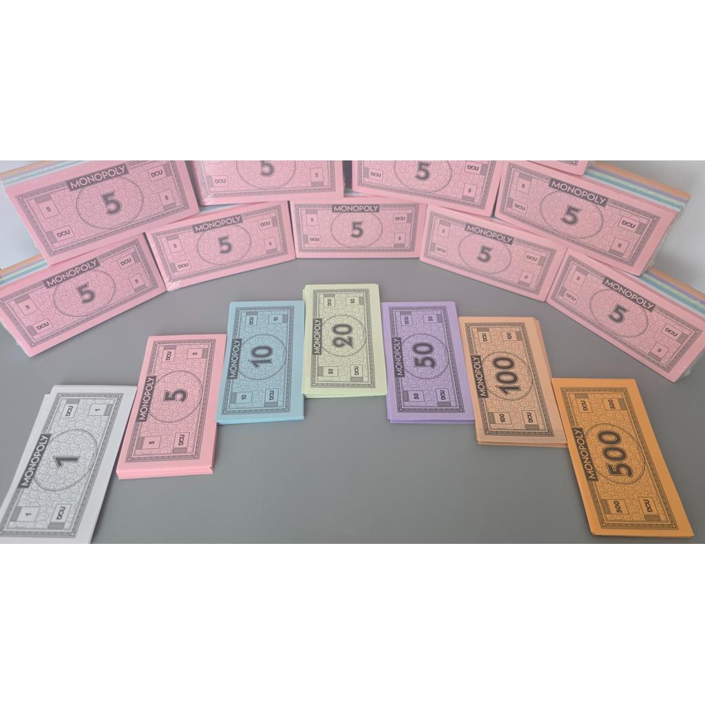 Monopoly Money – Full Set of Replacement Notes | Official Sealed Game Parts
