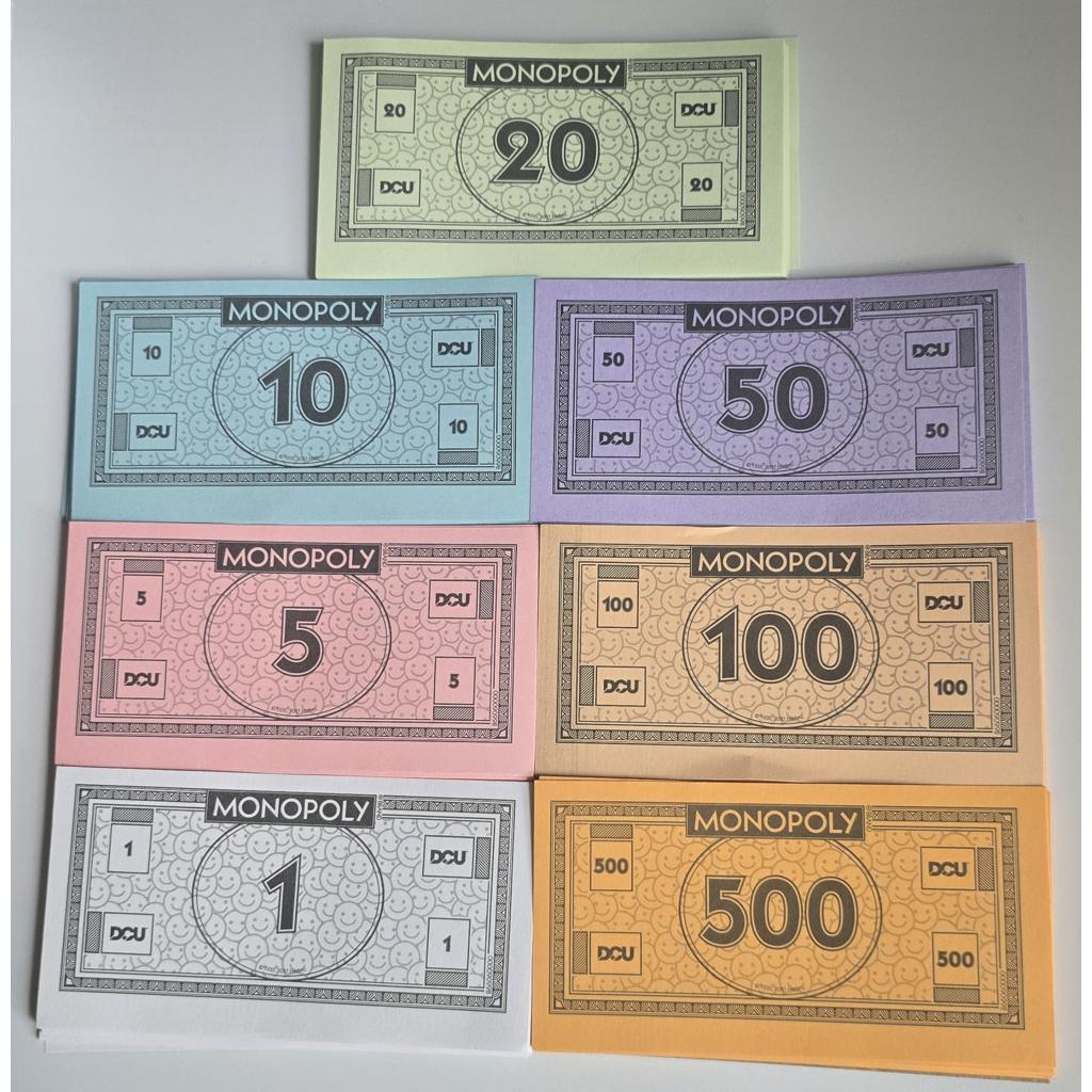Monopoly Money – Full Set of Replacement Notes | Official Sealed Game Parts