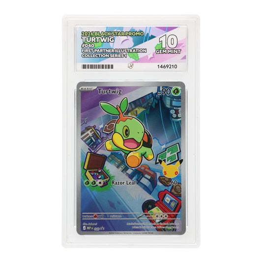 Sinnoh Starter Trio #040–042 2026 Black Star Promos – ACE 10 Gem Mint Sequential
