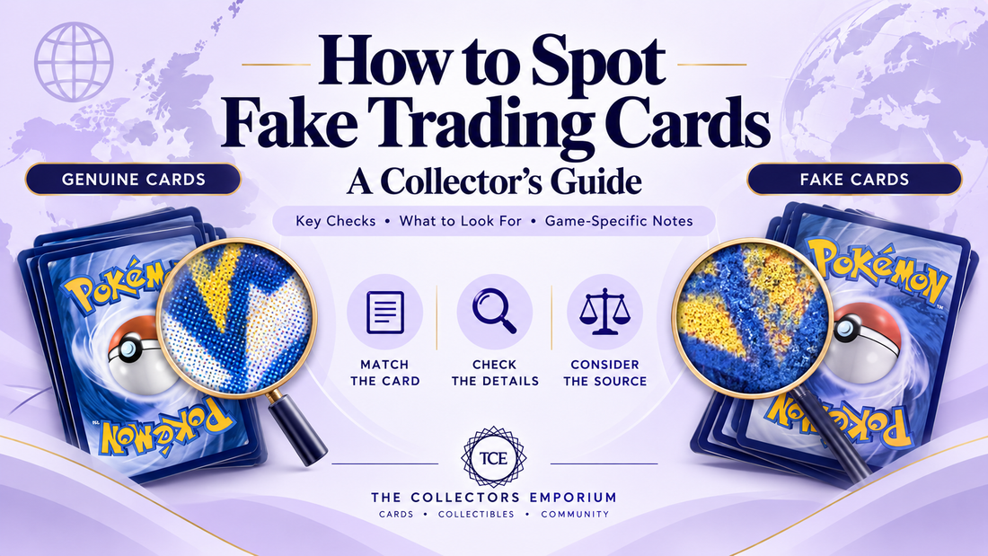 How to Spot Fake Trading Cards (Pokémon, Magic, Lorcana)