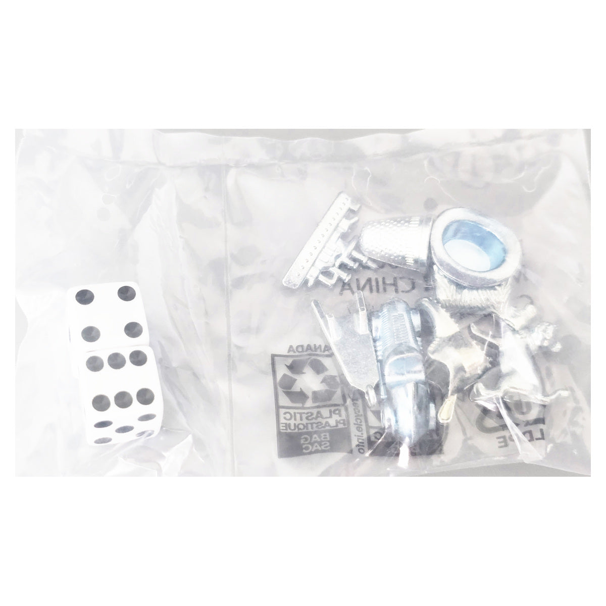 Monopoly Replacement Pack – Money, Banker's Tray, Tokens, Dice, Houses & Hotels