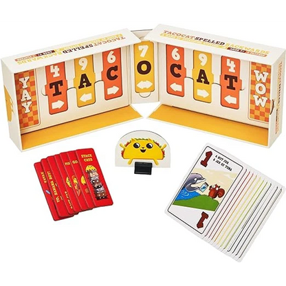 Tacocat Spelled Backwards: 2-Player Card Game by Exploding Kittens