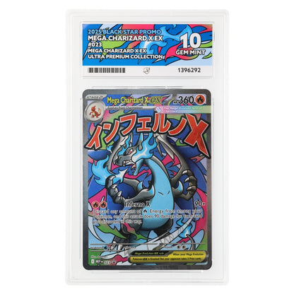 Mega Charizard X ex — Black Star Promo 023 — ACE GEM MINT 10