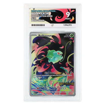 Bulbasaur 133/132 — Mega Evolution Box Topper — ACE Mint 9