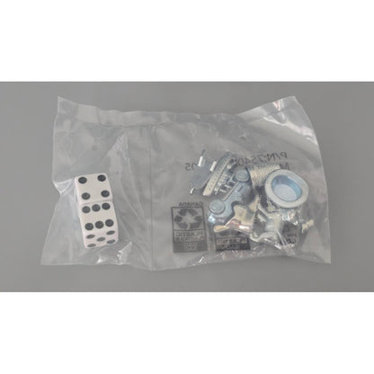Monopoly Tokens – Full Set of 8 Metal Pieces + 2 Dice | Official Sealed Game Parts