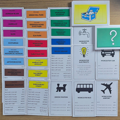 Authentic Monopoly Cards | Crafts Fancy Dress | Official Game Parts