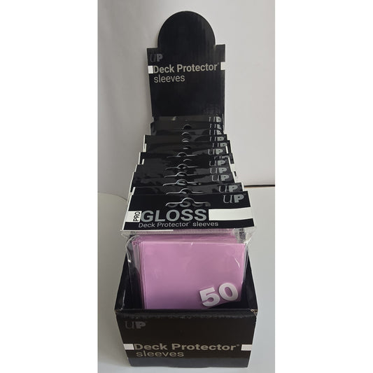 Ultra Pro Pink Sleeves CDU (12 × 50 Pack, 600 Sleeves)