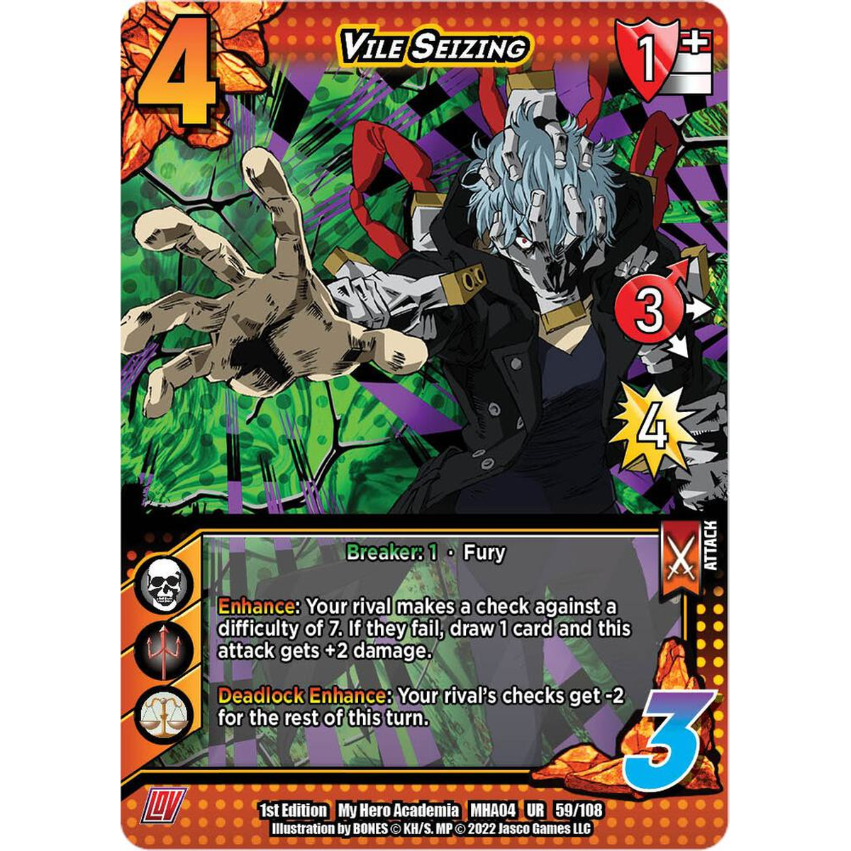 My Hero Academia League of Villains Booster Pack