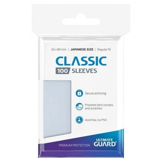 Ultimate Guard Classic Card Sleeves – Japanese Size (100ct)