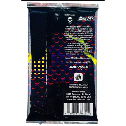 My Hero Academia League of Villains Booster Pack