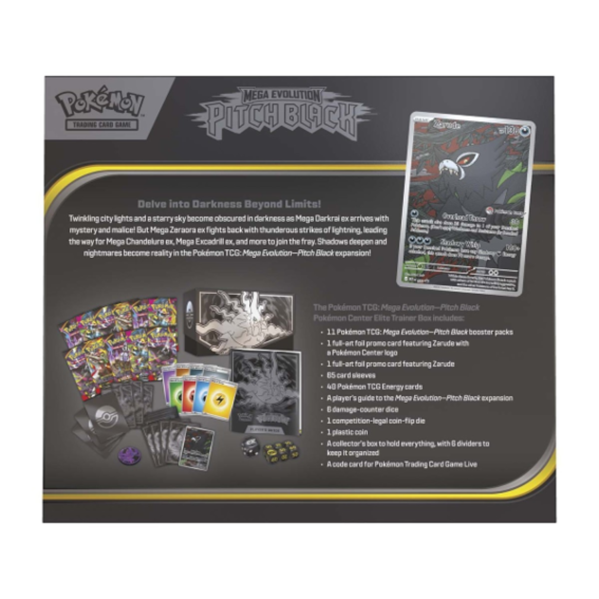Pitch Black Pokémon Center Elite Trainer Box