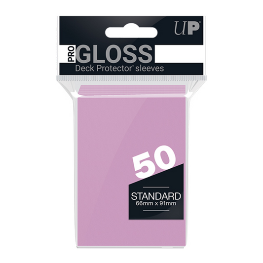 Ultra Pro Pink Gloss Standard Size Deck Protector Sleeves (50ct)