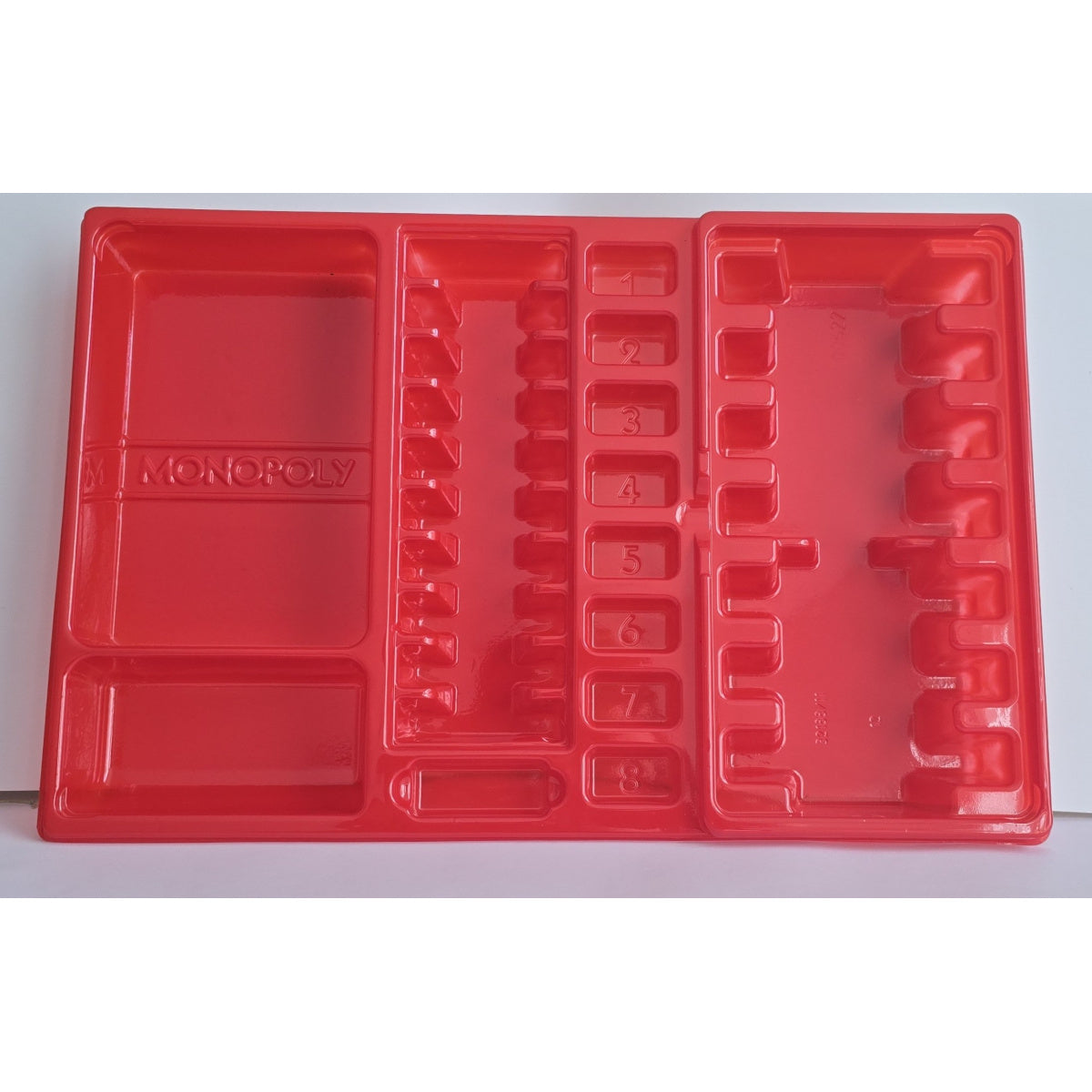 Red Monopoly Bankers Tray