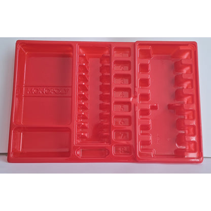 Red Monopoly Bankers Tray