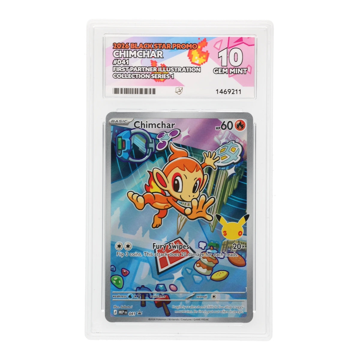 Sinnoh Starter Trio #040–042 2026 Black Star Promos – ACE 10 Gem Mint Sequential