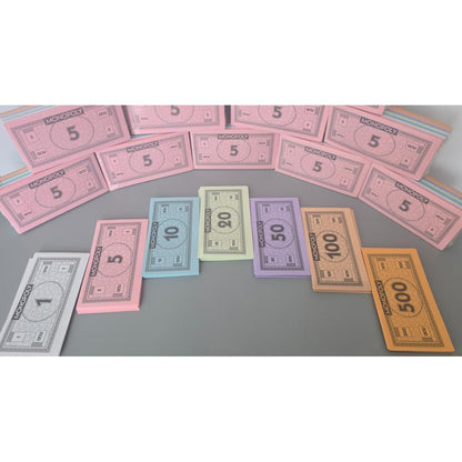 Monopoly Money – Full Set of Replacement Notes | Official Sealed Game Parts