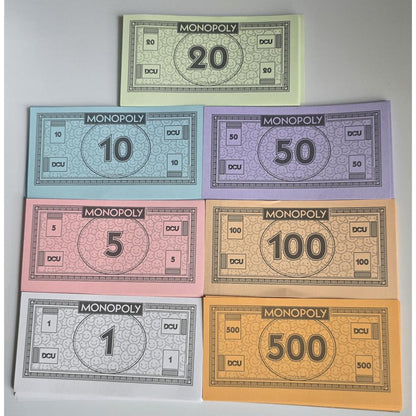 Monopoly Money – Full Set of Replacement Notes | Official Sealed Game Parts