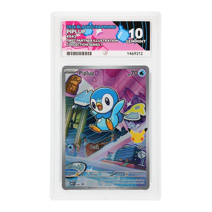 Sinnoh Starter Trio #040–042 2026 Black Star Promos – ACE 10 Gem Mint Sequential